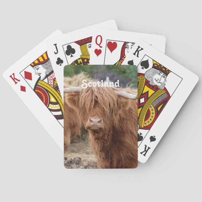 Highland Cow Playing Cards (Back)