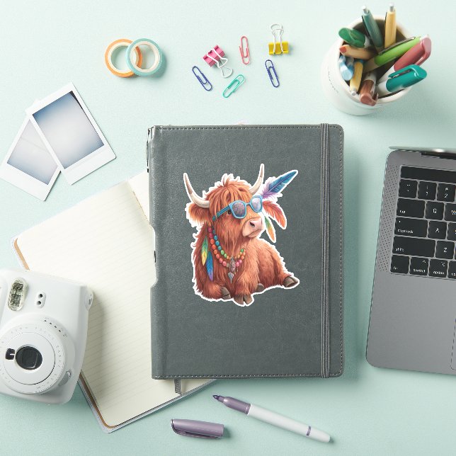 Highland Cow Png, Cool Cow Png, Sunglass (iPad Cover)