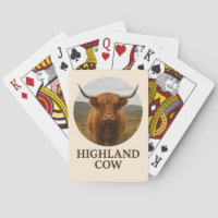 Highland Cow Portrait Poster with "Highland Cow" 