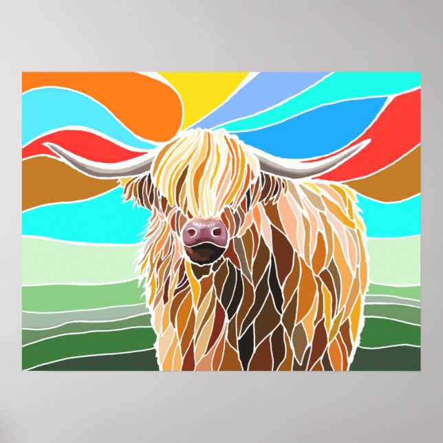 Highland Cow Poster (Front)