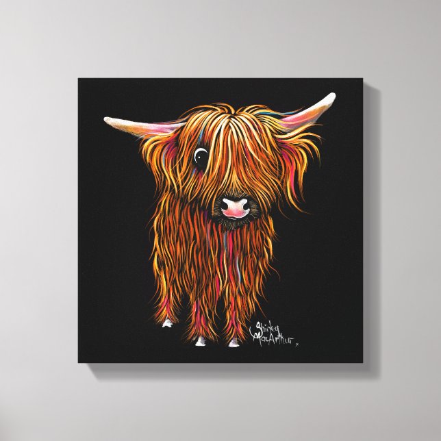 HiGHLaND CoW PRiNT ‘ PoRRiDGe ‘ SHiRLeY MacARTHuR (Front)