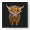 HiGHLaND CoW PRiNT SCoTTiSH ' HuMPHReY ' CLoCK