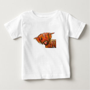HiGHLaND CoW PRiNT SCoTTiSH ' RaY (oF SuNSHiNe) Baby T-Shirt