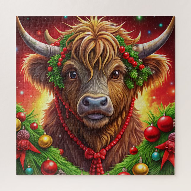 Highland Cow Puzzle (Vertical)