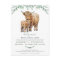 Highland Cow Sage Boho Greenery Baby Shower
