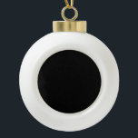 Highland Cow Santa Christmas Tree Lights Ugly Swea Ceramic Ball Christmas Ornament<br><div class="desc">Highland Cow Santa Christmas Tree Lights Ugly Sweater Style</div>
