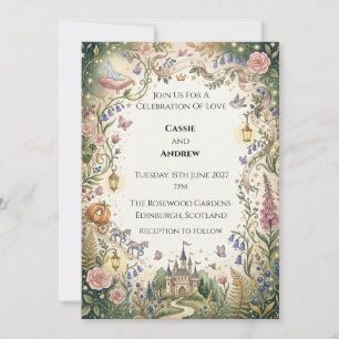 Highland Cow Scottish Wedding Invitation