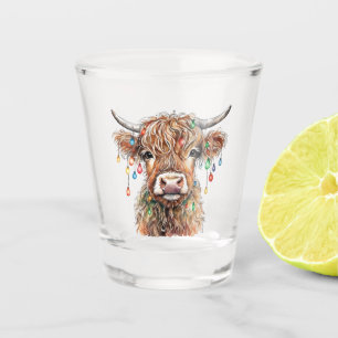 Highland Cow Shot Glass