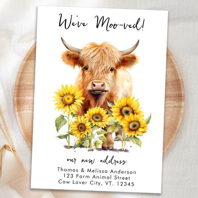 Highland Cow Sunflowers Farm New Address Moving Announcement (Creator Uploaded)