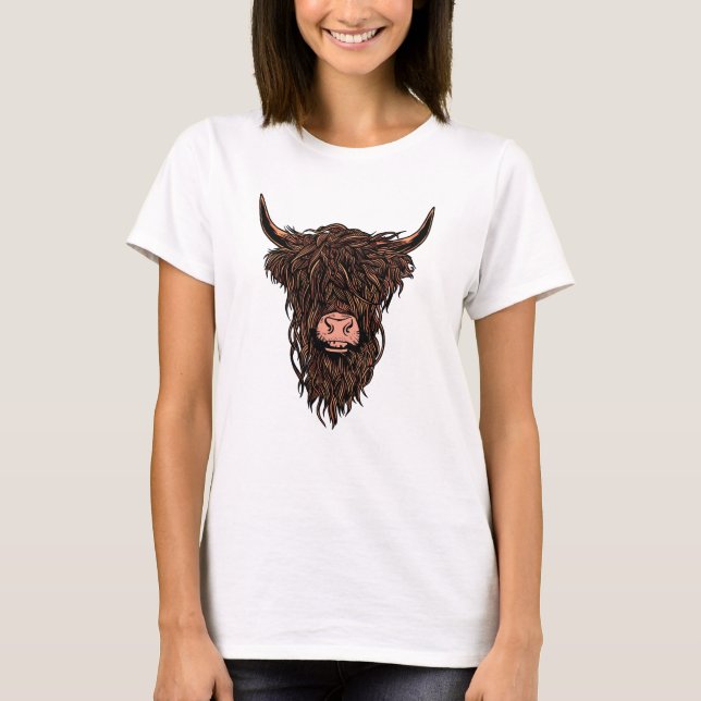 Highland Cow T-Shirt (Front)