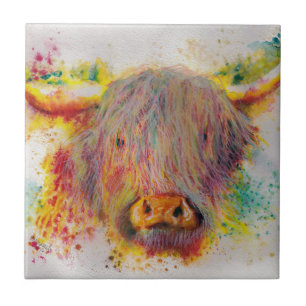 Highland Cow Tile