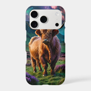 Highland Cow Under The stars