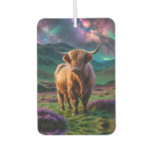 Highland Cow Under The Stars
