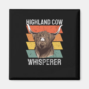 Highland Cow Whisperer Magnet