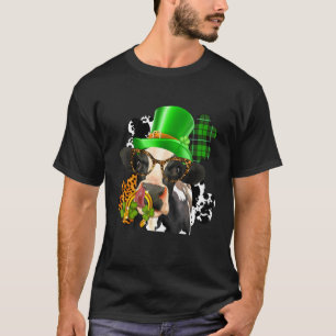 Highland Cow With C St Patrick Day Leopard Horse S T-Shirt