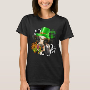 Highland Cow With C St Patrick Day Leopard Horse S T-Shirt