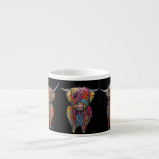 Highland Cows ' ALL THRee " Espresso Mug
