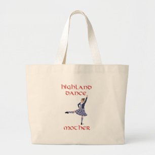 Highland Dance MOTHER Large Tote Bag
