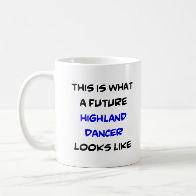 highland dancer, future coffee mug (Left)