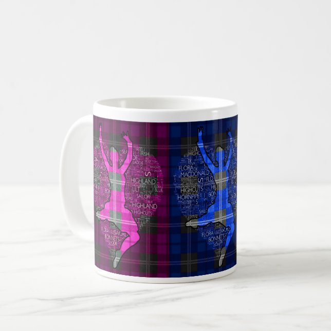 Highland Dancer Mug #7 (Front Left)