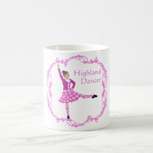 Highland Dancer Pink Aboyne Coffee Mug