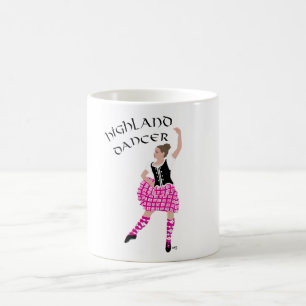 Highland Dancer Pink Coffee Mug