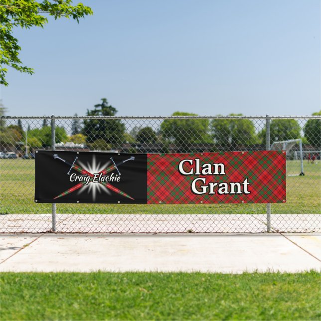 Highland Festival Clan Grant Tent Banner (Insitu)