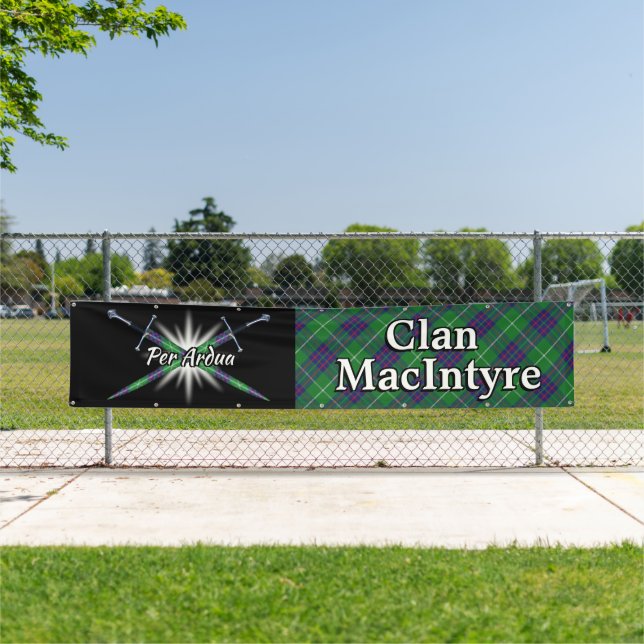 Highland Festival Clan MacIntyre Tent Banner (Insitu)