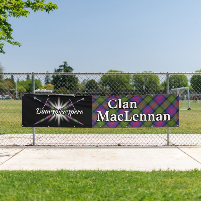 Highland Festival Clan MacLennan Tent Banner (Insitu)
