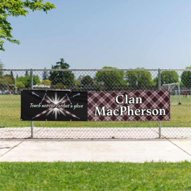 Highland Festival Clan MacPherson Tent Banner (Insitu)