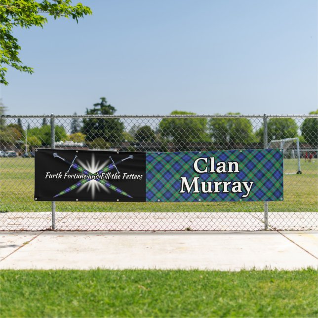 Highland Festival Clan Murray Tent Banner (Insitu)
