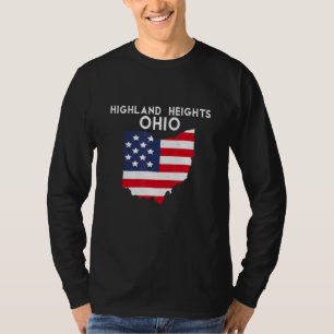 Highland Heights Ohio USA State America Travel Ohi T-Shirt