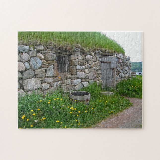Highland Hut Nova Scotia. Jigsaw Puzzle (Horizontal)