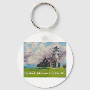 Highland Lighthouse Cape Cod, MA Keychain