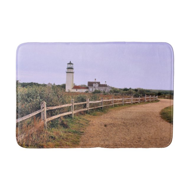 Highland Lighthouse, Cape Cod, Massachusetts Bath Mat (Front)