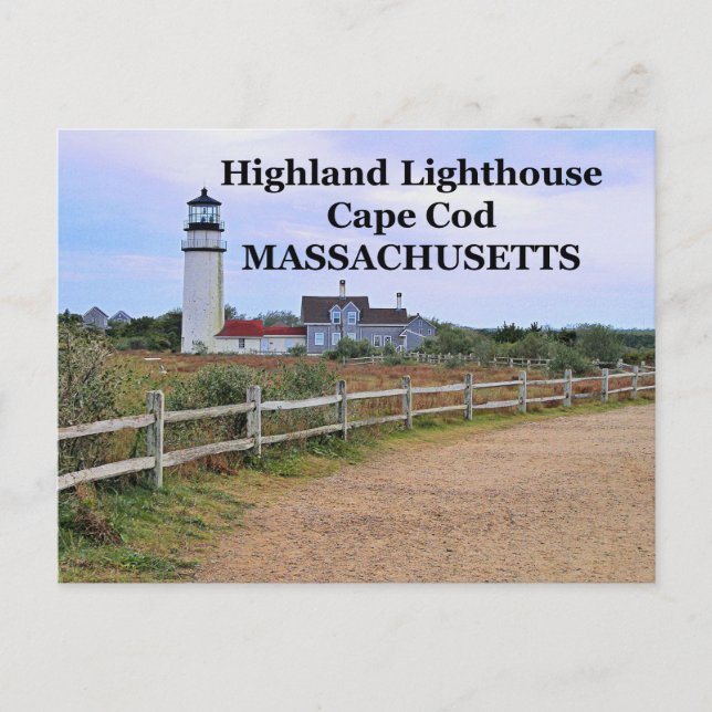 Highland Lighthouse, Massachusetts Carte postale (Devant)