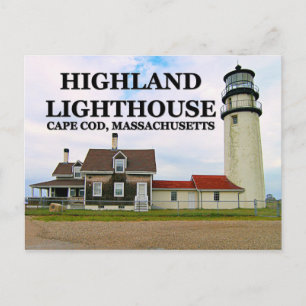 Highland Lighthouse, Massachusetts Postcard