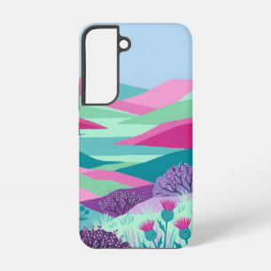 Highland Loch Galaxy Case – Fuchsia & Mint