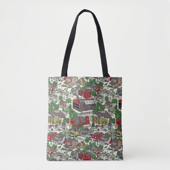 Highland Park Chatt Tote Bag (Front)