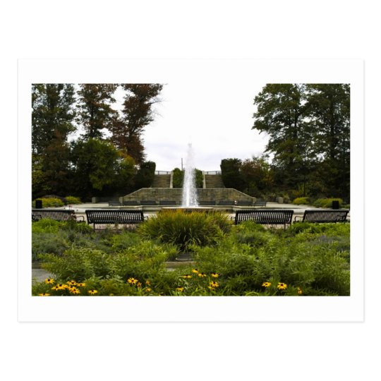 HIghland Park Fountain, Pittsburgh, PA Postcard