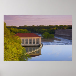Highland Park Powerhouse and Dam Poster