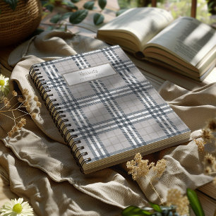 Highland Plaid Personalized Journal Notebook