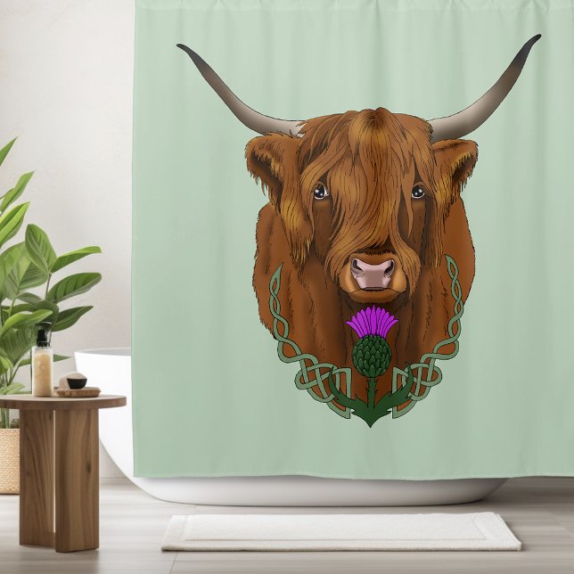 Highland Scottish Cow Purple Celtic Thistle (Creator Uploaded)