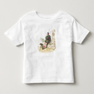 Highland Shepherd, from 'Costume of Great Britain' Toddler T-shirt
