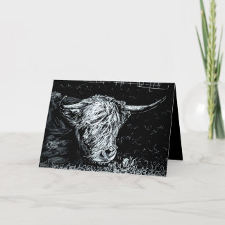 Highland Snow Holiday Card