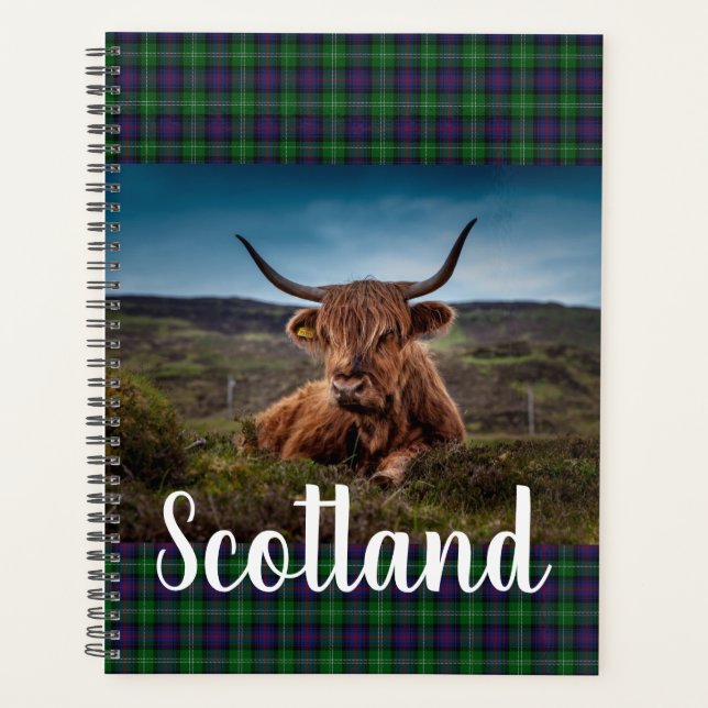 Highland Steer Scenic Scotland Planner (Front)