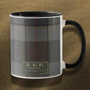 Highlands Dispatch: Personalized Tartan Field Mug