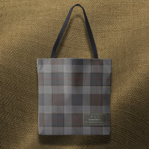Highlands Dispatch: Personalized Tartan Field Tote Bag