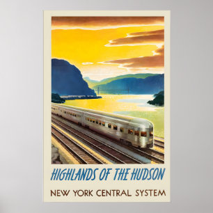 Highlands of the Hudson New York Central System Poster