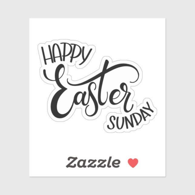 Highlight Black Text "Happy Easter Day" (Sheet)